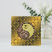 Steenbok & Metaal Paard Kaart (Staand voorkant)