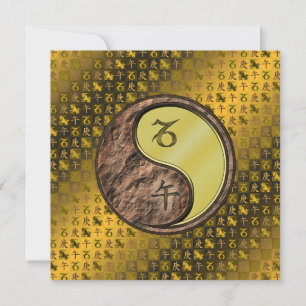 Steenbok & Metaal Paard Kaart