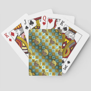 Steenbok & Metaal Slang Pokerkaarten