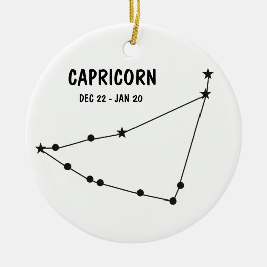 Steenbok Ornament (Voorkant)