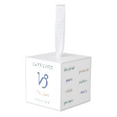 Steenbok Ornament (Voorkant hoekig)