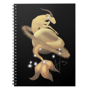 Steenbok Saturnus Zodiac Notitieboek