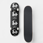 Steenbok Silhouet Skateboard (Voorkant)