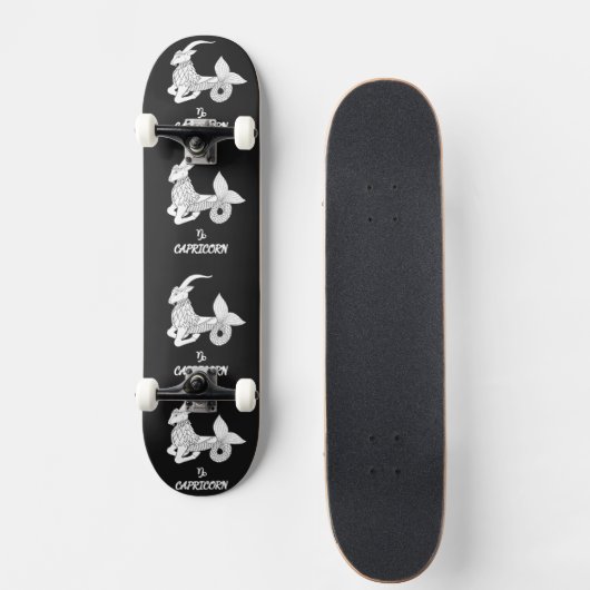 Steenbok Silhouet Skateboard (Voorkant)