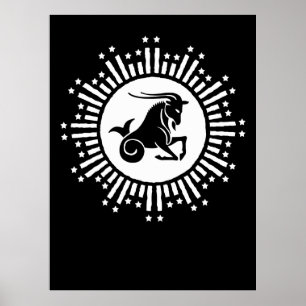 Steenbok Sterrenbeeld Geit Kosmisch Sterrenstelsel Poster