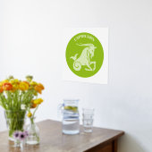 Steenbok, sterrenbeeld, horoscoop, astrologie folie afdrukken (Laag (Keuken))