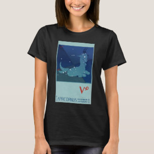 Steenbok sterrenbeeld, Vintage Zodiac, Astrologie T-shirt