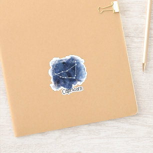 Steenbok Sterrennacht Constellation Custom-Cut Sticker