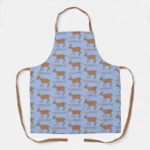 Steenbok Sterrenteken Geit Patroon Schort (Voorkant)