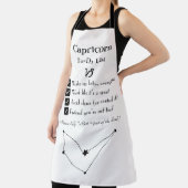 Steenbok – takenlijst schort (Insitu)