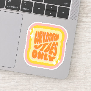 Steenbok Vibe Alleen Meisje Esthetische Horosc Sticker