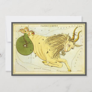 Steenbok Vintage Constellatie, Urania's Spiegel Kaart