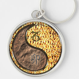 Steenbok & Vuur Konijn Sleutelhanger