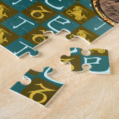Steenbok & Vuur Slang Legpuzzel (Zijkant)