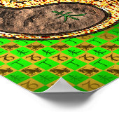 Steenbok & vuurgeit poster (Hoek)