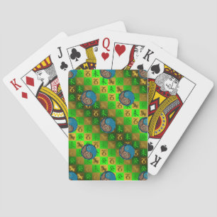Steenbok & Water Geit Pokerkaarten