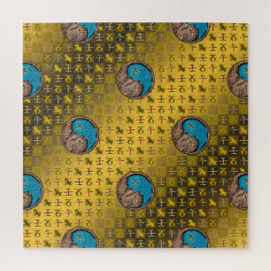 Steenbok & Water Paard Legpuzzel