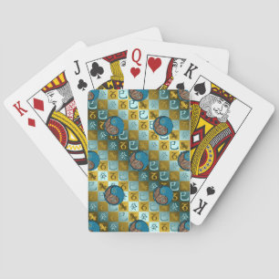 Steenbok & Water Slang Pokerkaarten