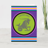 Steenbok Wenskaart Kaart (Voorkant)