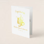 Steenbokastrologie | Gepersonaliseerd sterrenbeeld Folie Kaarten (Voorkant)