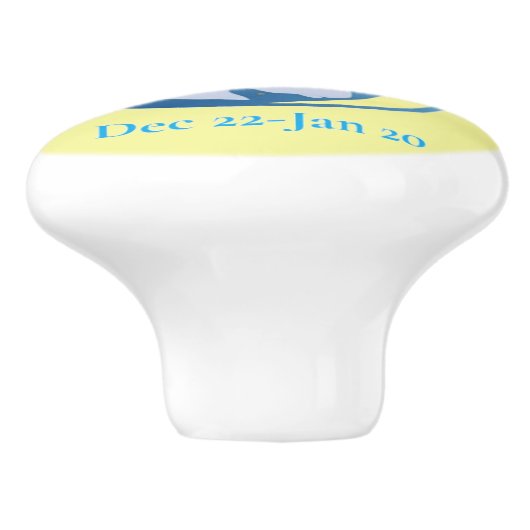 Steenboksteken Thunder_Cove Keramische Knop (Zijkant)