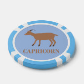 Steenbokster teken geit poker chips (Enkel)