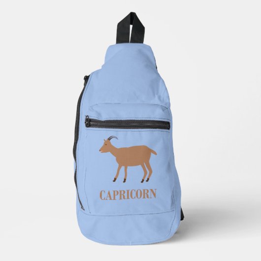 Steenbokster teken geit sling bag (Voorkant)