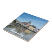Steenbrug in Regensburg, Duitsland Tegeltje (Zijkant)