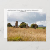 Steencirkel op het eiland Arran Briefkaart (Voorkant / Achterkant)