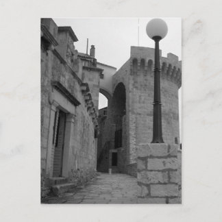 Steengebouwen in Korcula Briefkaart