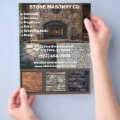 steenhouwerij flyer (Hand)