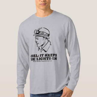 Steenkool: Het houdt het licht aan T-shirt