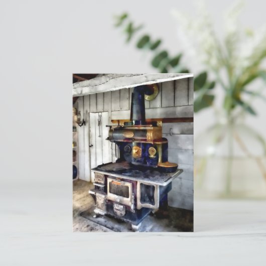 Steenkool in Kitchen Briefkaart (Staand voorkant)
