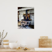 Steenkool in Kitchen Poster (Keuken)