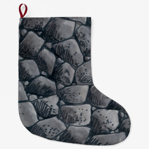 Steenkoolkerstenteelt met grote massa kerstsok