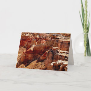 Steenkoolmijn Canyon Blank Wenskaart Kaart