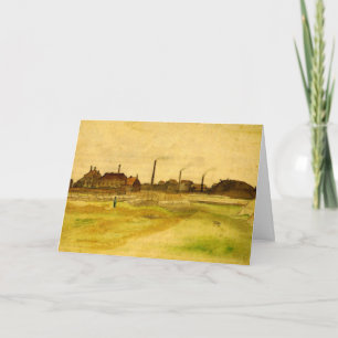 Steenkoolmijn in de Borinage door Vincent van Gogh Kaart