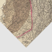 Steenkoolvelden in West-Virginia Tissuepapier (Detail)