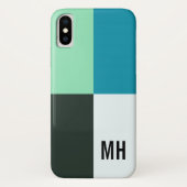 steenkoolvis Blauwgroen blauwe turquoise Case-Mate iPhone Case (Achterkant)