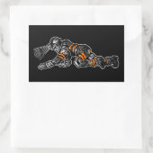 STEENMIJN RECHTHOEKIGE STICKER (Tas)