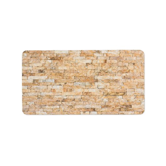 Steenpatroon Etiket (Voorkant)