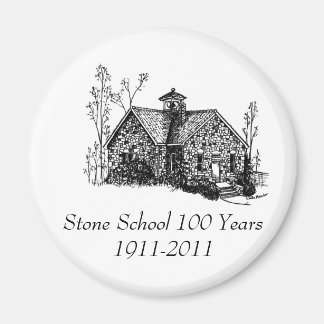 Steenschool 100 jaar magneet