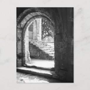Steenstallen in fonteinen Abbey Briefkaart