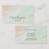 steensteen visitekaartje (Voorkant / Achterkant)