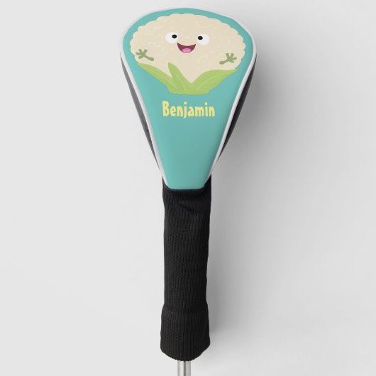 Steenteeltproducten met fijne bloemkool golfheadcover (Voorkant)
