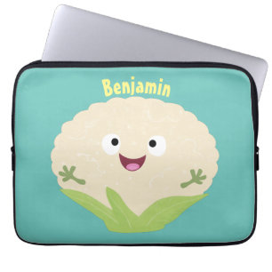 Steenteeltproducten met fijne bloemkool laptop sleeve