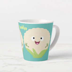 Steenteeltproducten met fijne bloemkool latte mok