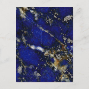 Steentextuur: Lapis lazuli Briefkaart