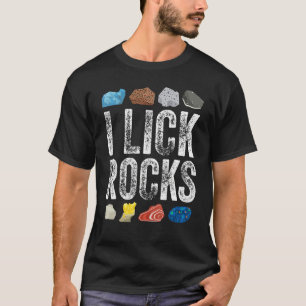 Steenverzameling Ik Lik Stenen Verzamelaar Geologi T-shirt