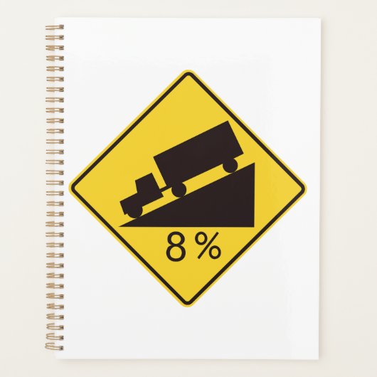 Steep Grade Traffic Sign Trucking Hauling Caution (Devant)